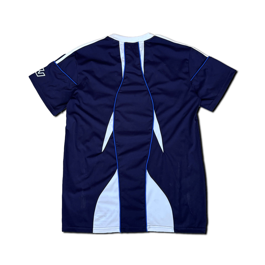 UNKNOWN X VRUNK FOOTY TEE - NAVY